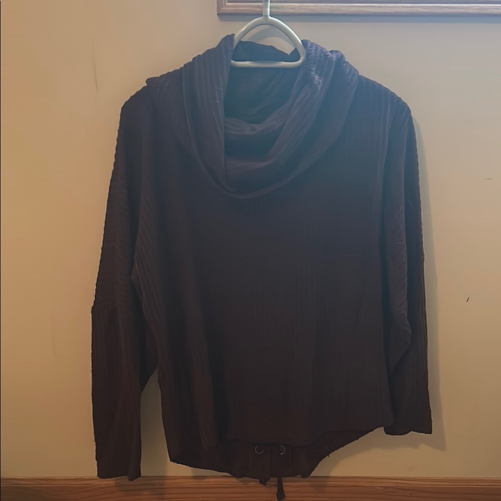 Maurices Dark Brown Cowl Neck Sweater